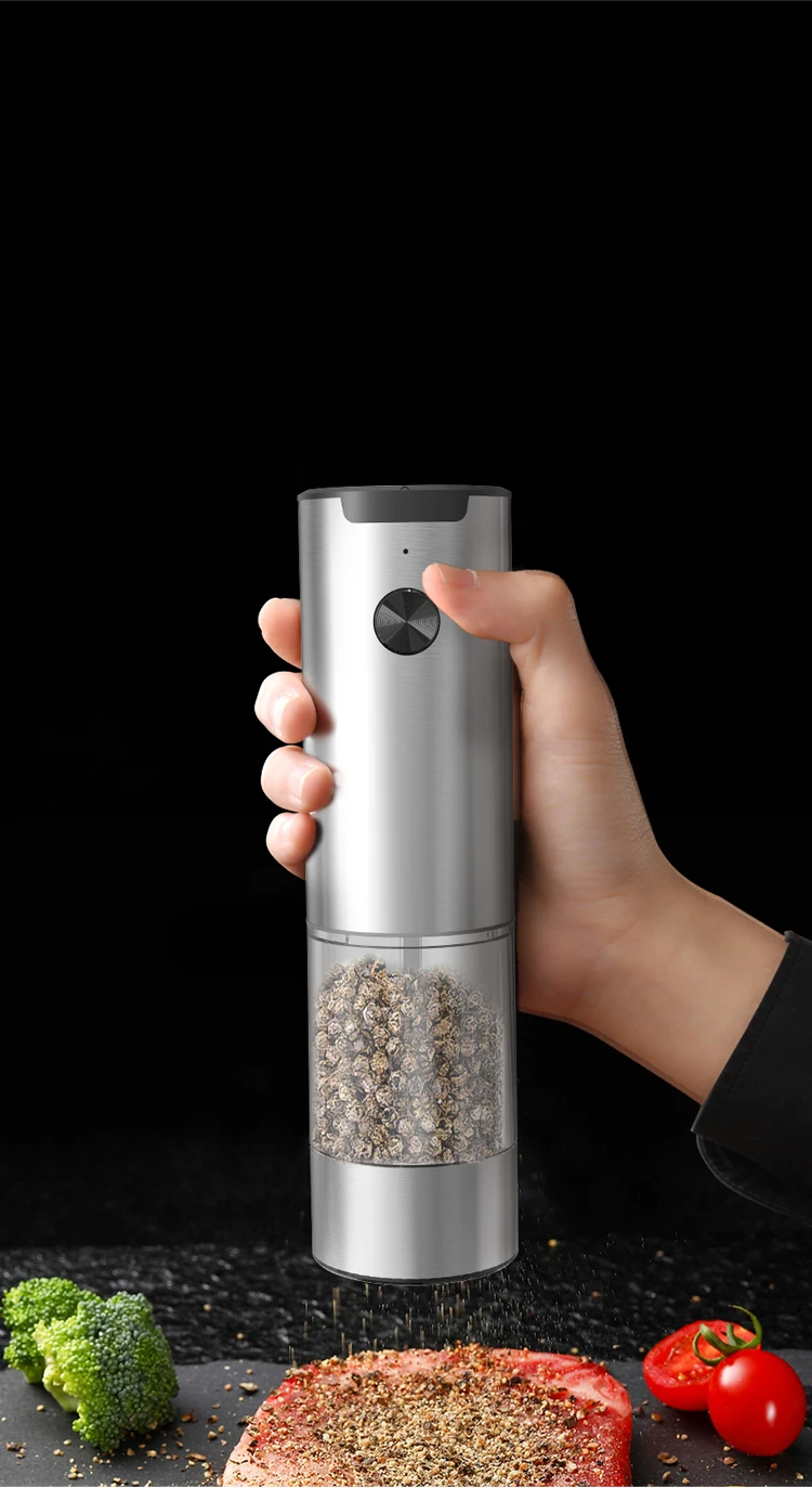 Smart Electric Salt and Pepper Grinder Set (2 pcs)