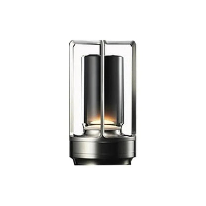 Divitex™ Rechargeable Crystal Lantern Lamp Silver