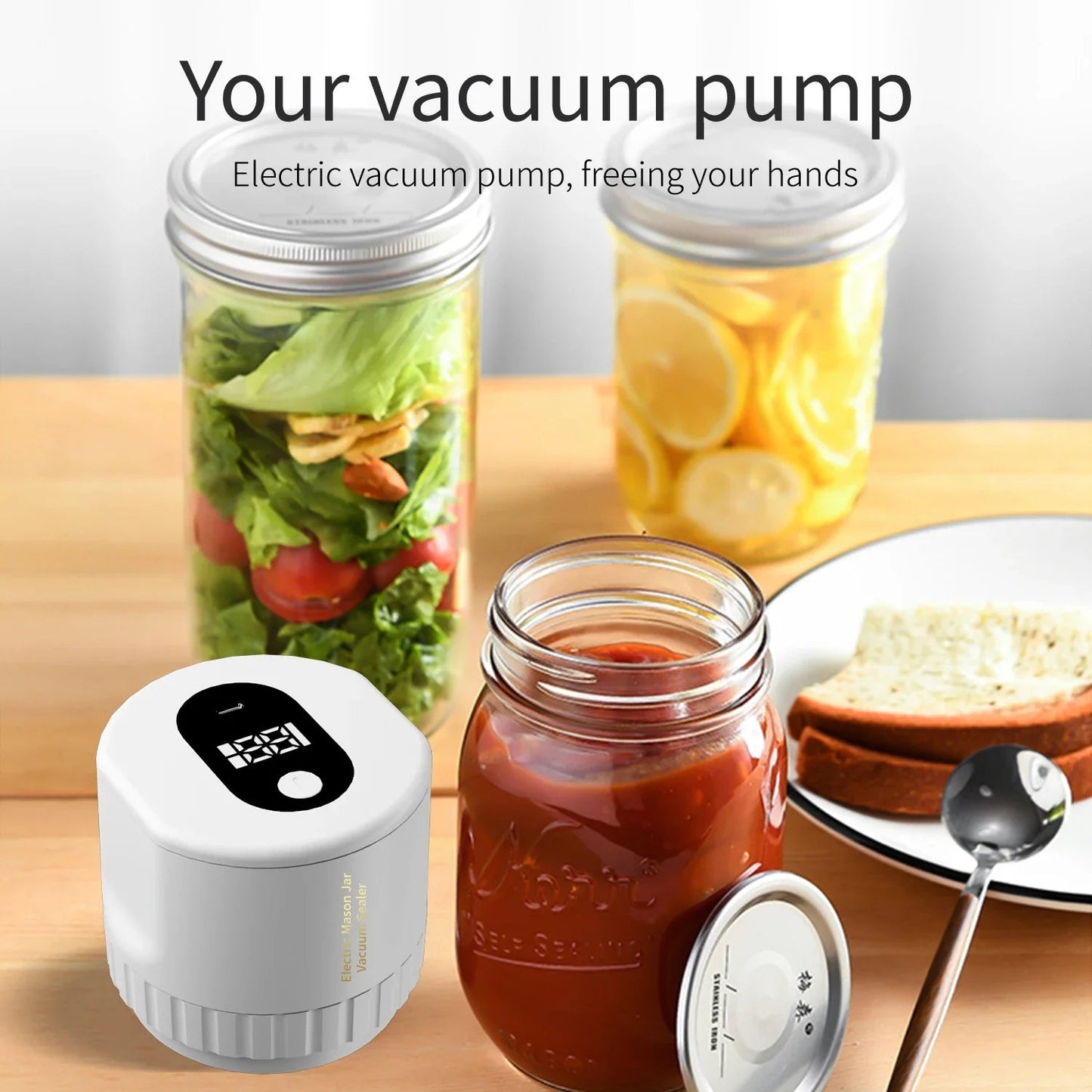 Divitex™ Electric Jar Vacuum Sealer