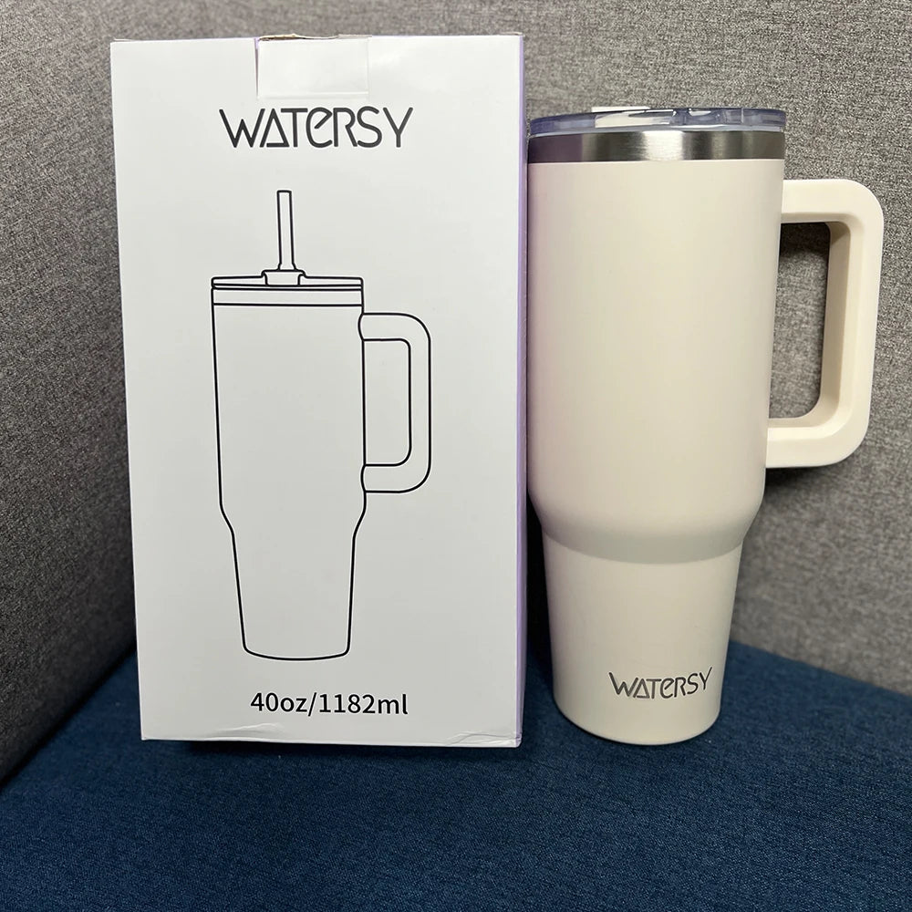 20/30/40oz Stainless Steel Insulated Tumbler with Handle