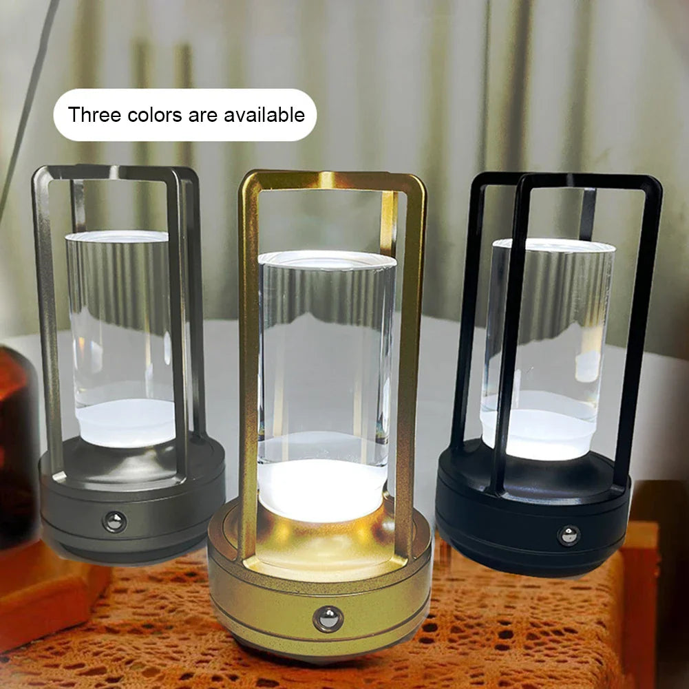 Divitex™ Rechargeable Crystal Lantern Lamp