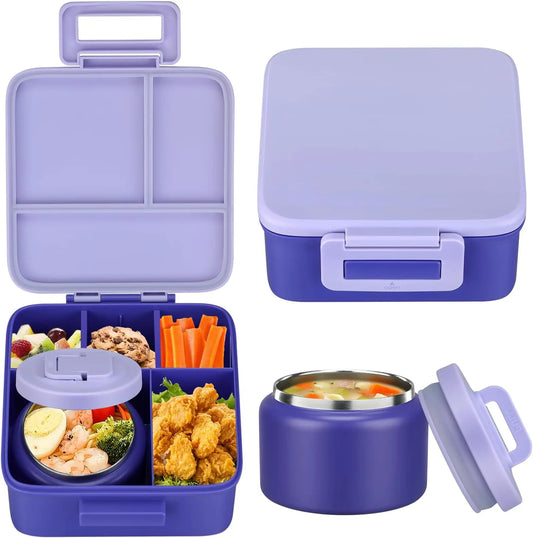 Lunch Box with Insulated Food Jar
