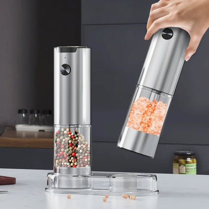 Smart Electric Salt and Pepper Grinder Set (2 pcs)