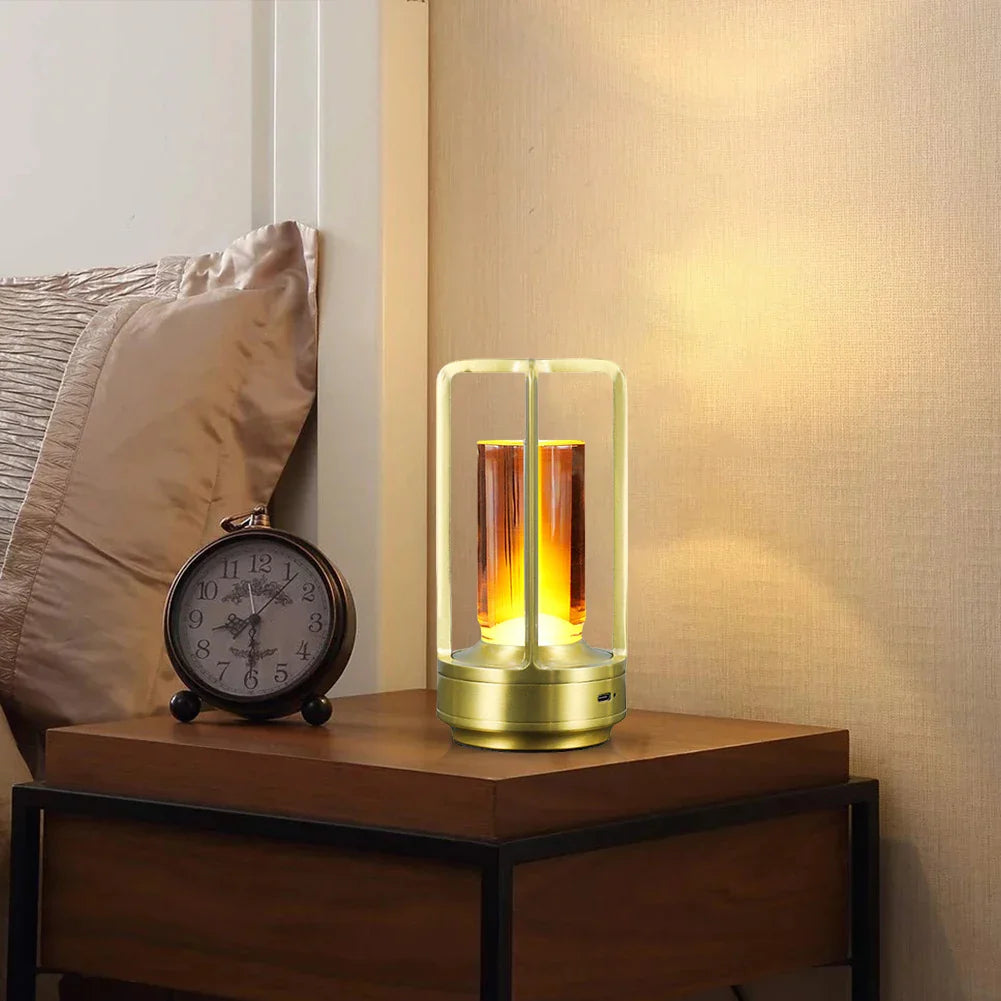 Divitex™ Rechargeable Crystal Lantern Lamp