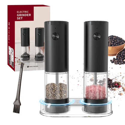 Smart Electric Salt and Pepper Grinder Set (2 pcs)