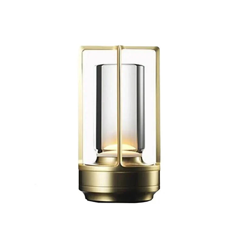 Divinox Rechargeable Crystal Lantern Lamp Gold