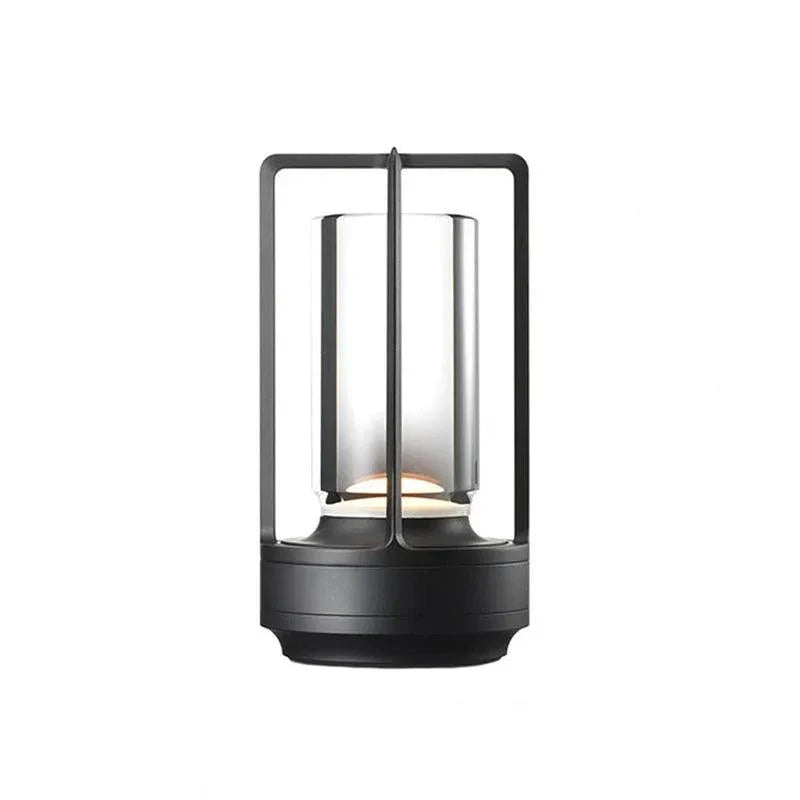 Divitex™ Rechargeable Crystal Lantern Lamp Black